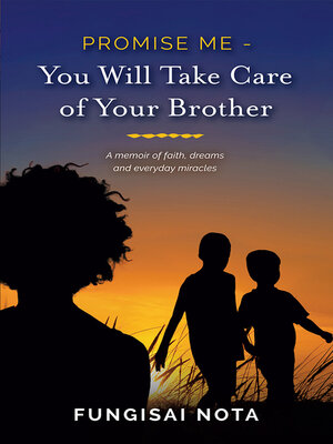 cover image of Promise Me--You Will Take Care of Your Brother